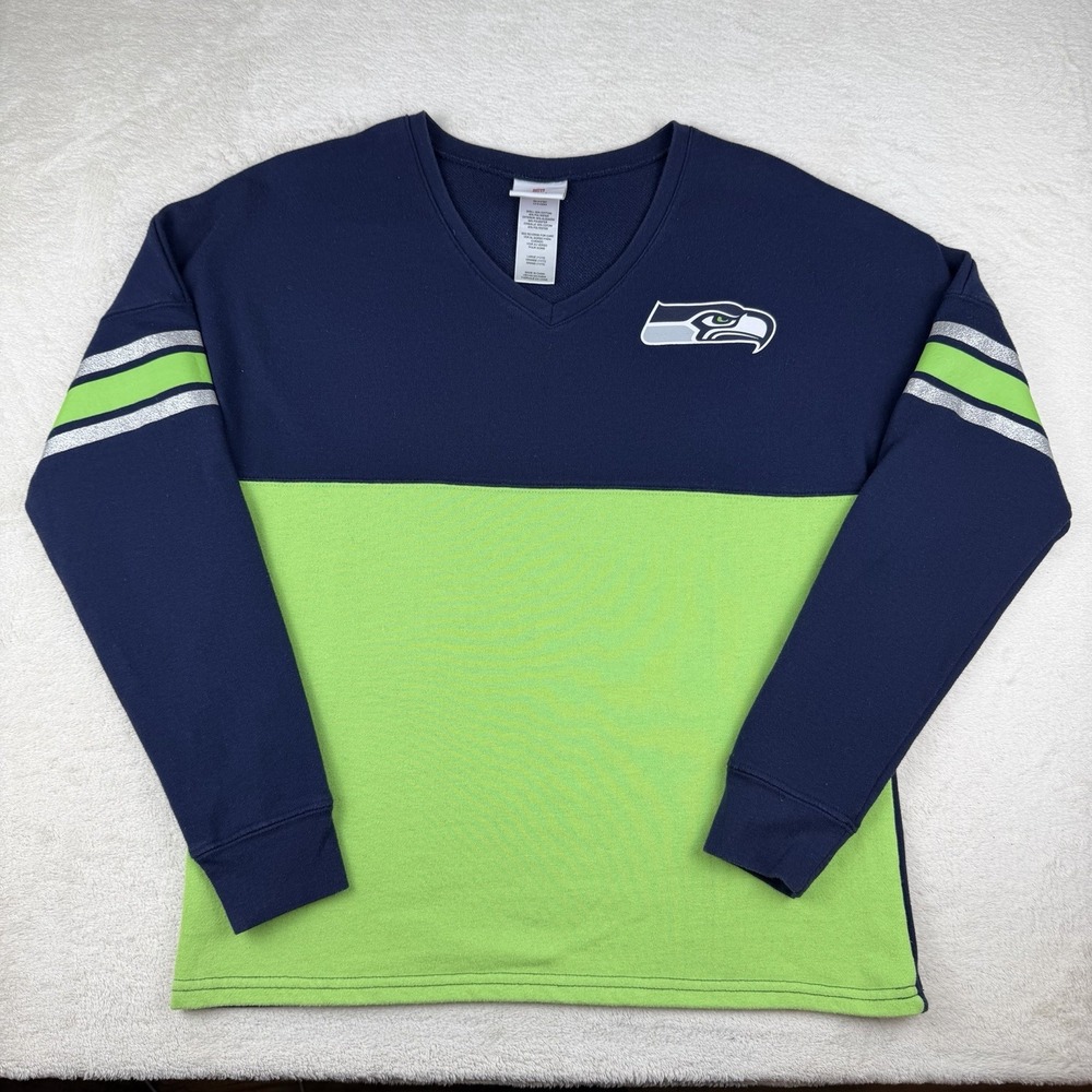 Seattle Seahawks NFL Teen Girls Sweatshirt Jersey Size L (11/13)